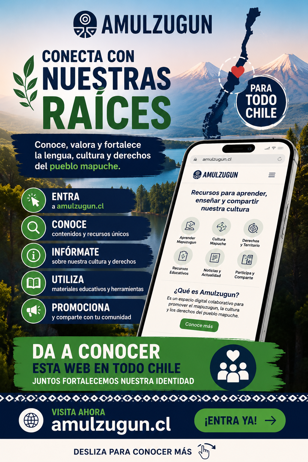 Conecta con nuestras raíces — Descubre Amulzugun.CL