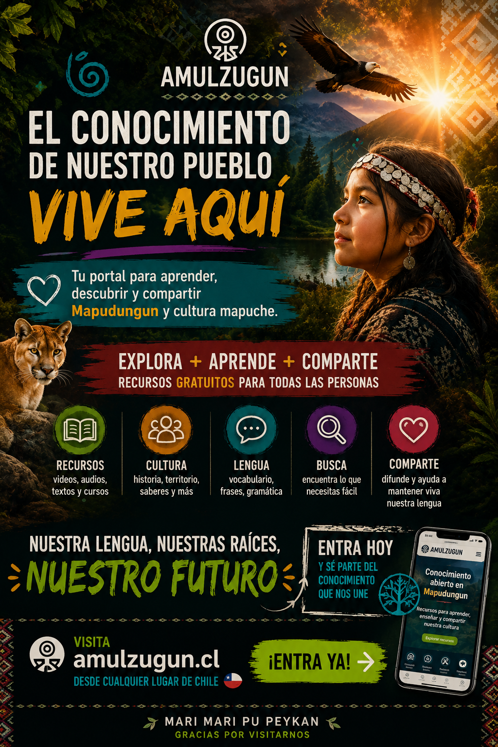 El conocimiento de nuestro pueblo vive aquí