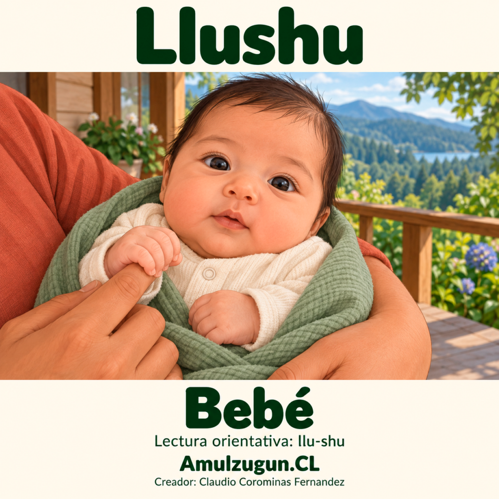Bebé — ilustración educativa original de Amulzugun.CL