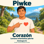 Corazón — ilustración educativa original de Amulzugun.CL