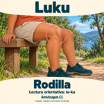 Rodilla — ilustración educativa original de Amulzugun.CL
