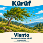 Viento — ilustración educativa original de Amulzugun.CL
